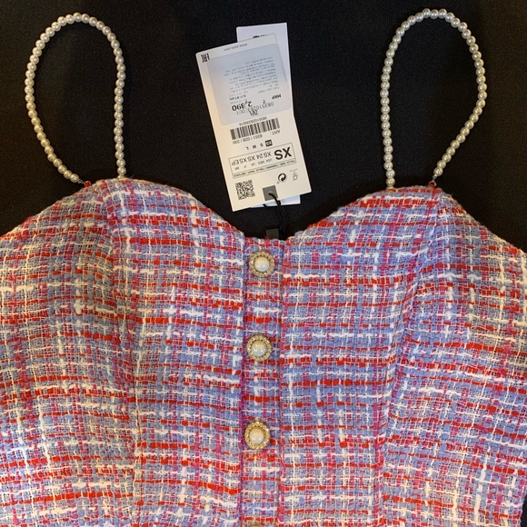 Zara Pearl Crop Top - Picture 4 of 7